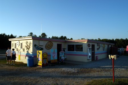 Cherry Bowl Drive-In Theatre - Outside Concession